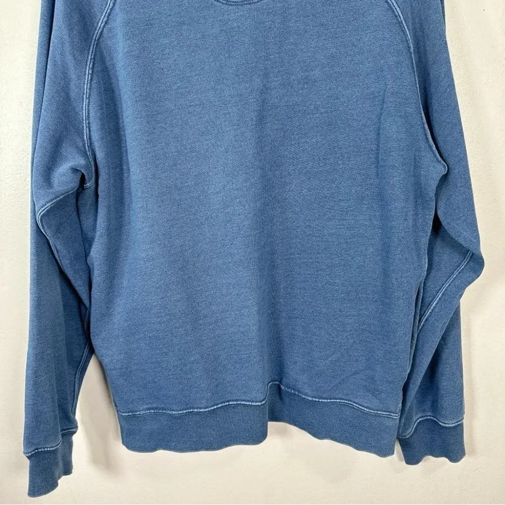 Uniqlo Womens Size Medium Crew Neck Indigo  Dye Sweatshirt - Picture 13 of 14